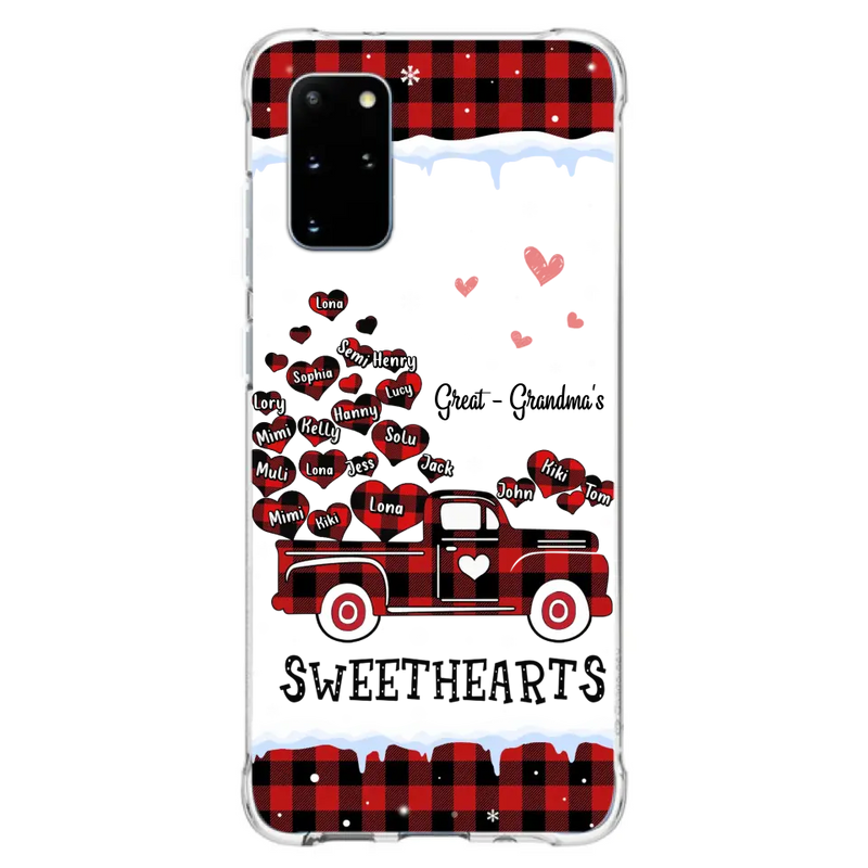 Personalized Grandma Phone Case - Gift Idea For Grandma - Up to 20 Children - Great Grandma's Sweethearts - Case For iPhone/Samsung