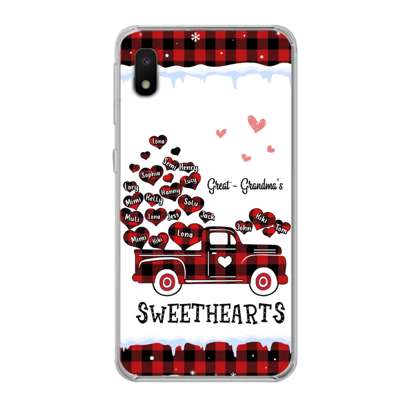 Personalized Grandma Phone Case - Gift Idea For Grandma - Up to 20 Children - Great Grandma's Sweethearts - Case For iPhone/Samsung