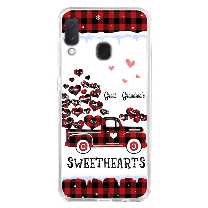 Personalized Grandma Phone Case - Gift Idea For Grandma - Upto 20 Children - Great - Grandma's Sweethearts - Case For iPhone/Samsung