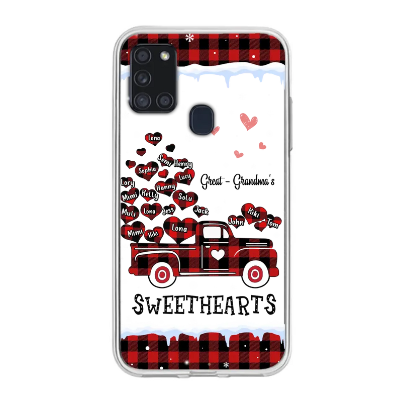Personalized Grandma Phone Case - Gift Idea For Grandma - Up to 20 Children - Great Grandma's Sweethearts - Case For iPhone/Samsung