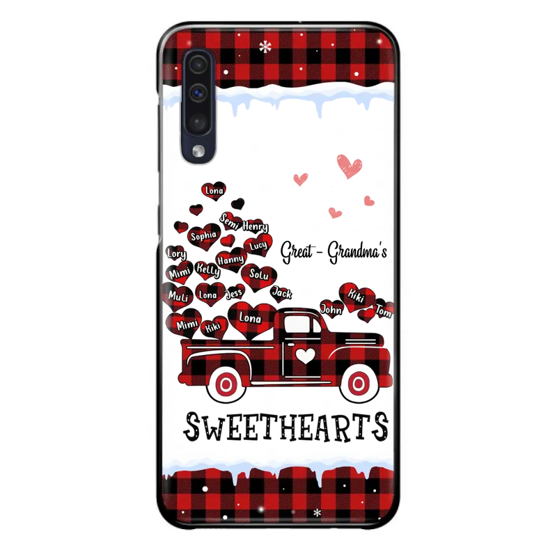Personalized Grandma Phone Case - Gift Idea For Grandma - Up to 20 Children - Great Grandma's Sweethearts - Case For iPhone/Samsung