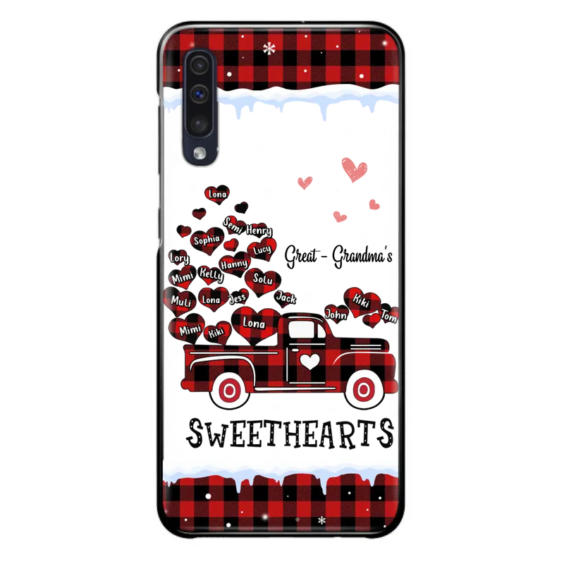 Personalized Grandma Phone Case - Gift Idea For Grandma - Up to 20 Children - Great Grandma's Sweethearts - Case For iPhone/Samsung