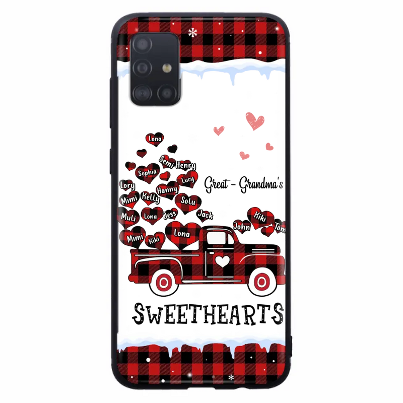 Personalized Grandma Phone Case - Gift Idea For Grandma - Up to 20 Children - Great Grandma's Sweethearts - Case For iPhone/Samsung