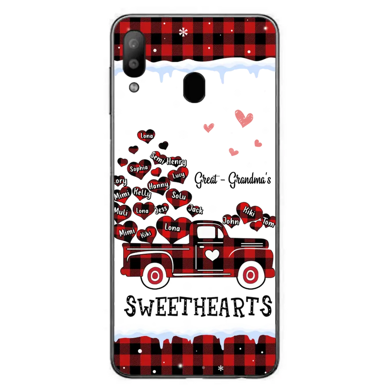 Personalized Grandma Phone Case - Gift Idea For Grandma - Up to 20 Children - Great Grandma's Sweethearts - Case For iPhone/Samsung
