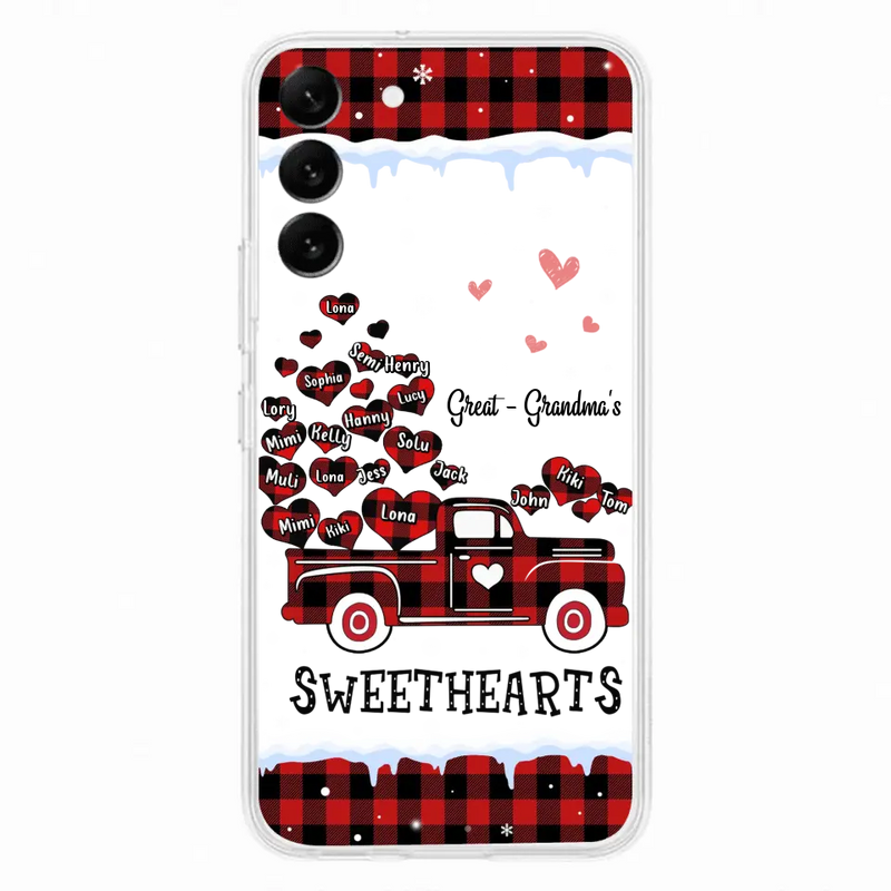 Personalized Grandma Phone Case - Gift Idea For Grandma - Up to 20 Children - Great Grandma's Sweethearts - Case For iPhone/Samsung