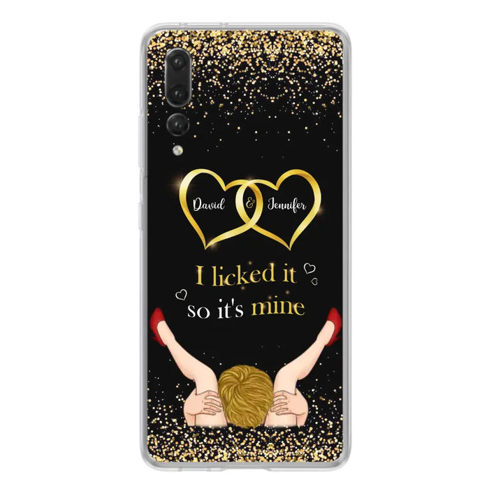 Custom Personalized Couple Phone Case - Gift Idea For Couple/Valentines Day - I Licked It So It's Mine - Case For Oppo/Xiaomi/Huawei