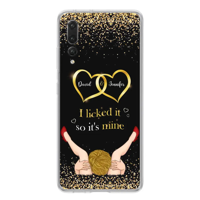 Custom Personalized Couple Phone Case - Gift Idea For Couple/Valentines Day - I Licked It So It's Mine - Case For Oppo/Xiaomi/Huawei