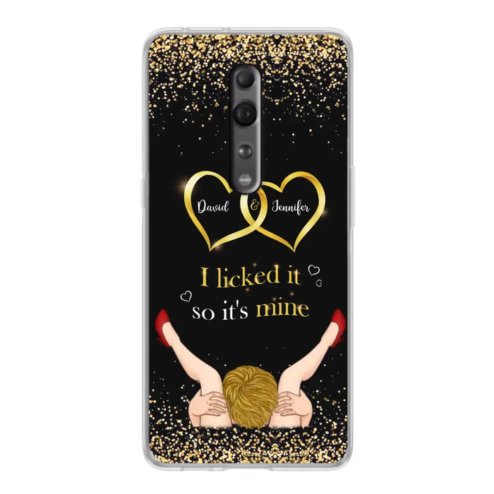 Custom Personalized Couple Phone Case - Gift Idea For Couple/Valentines Day - I Licked It So It's Mine - Case For Oppo/Xiaomi/Huawei