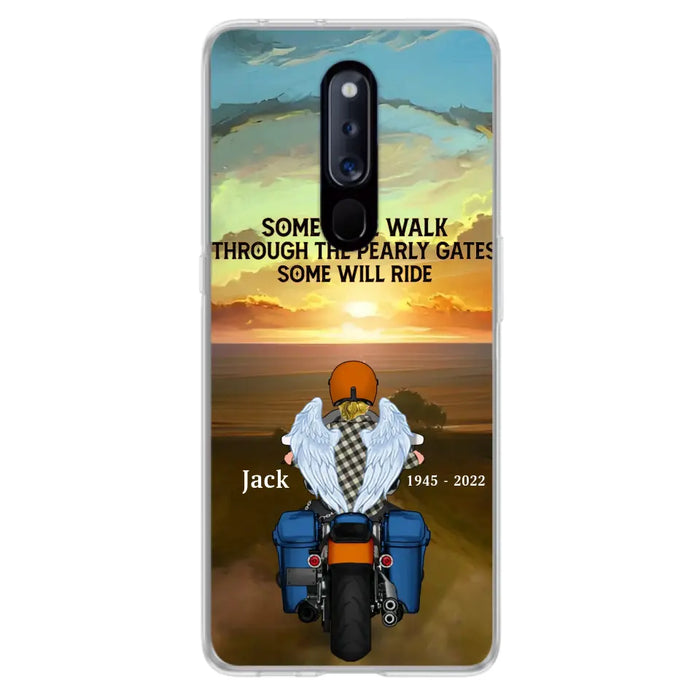 Custom Personalized Memorial Biker Phone Case - Memorial Gift Idea For Father's Day - Some Will Ride - Case For Oppo/Xiaomi/Huawei