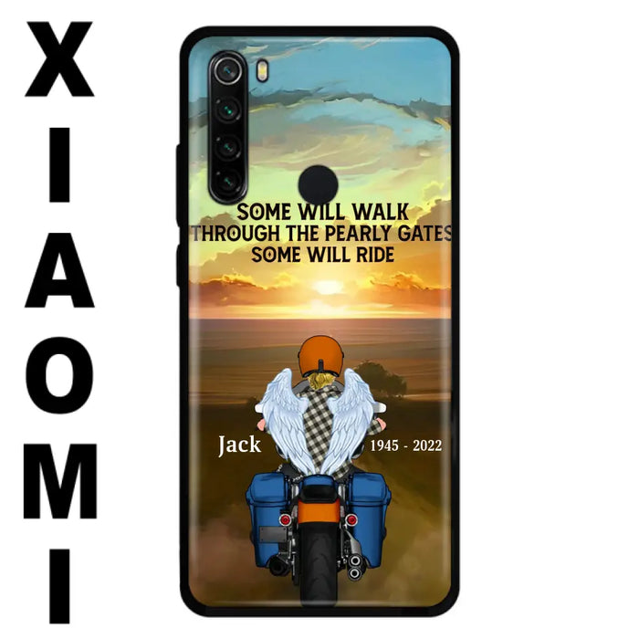 Custom Personalized Memorial Biker Phone Case - Memorial Gift Idea For Father's Day - Some Will Ride - Case For Oppo/Xiaomi/Huawei