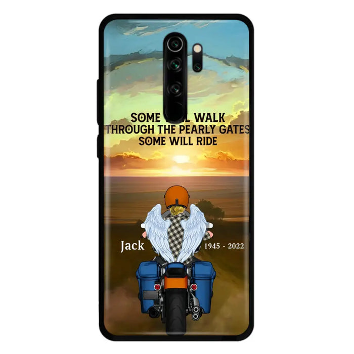 Custom Personalized Memorial Biker Phone Case - Memorial Gift Idea For Father's Day - Some Will Ride - Case For Oppo/Xiaomi/Huawei