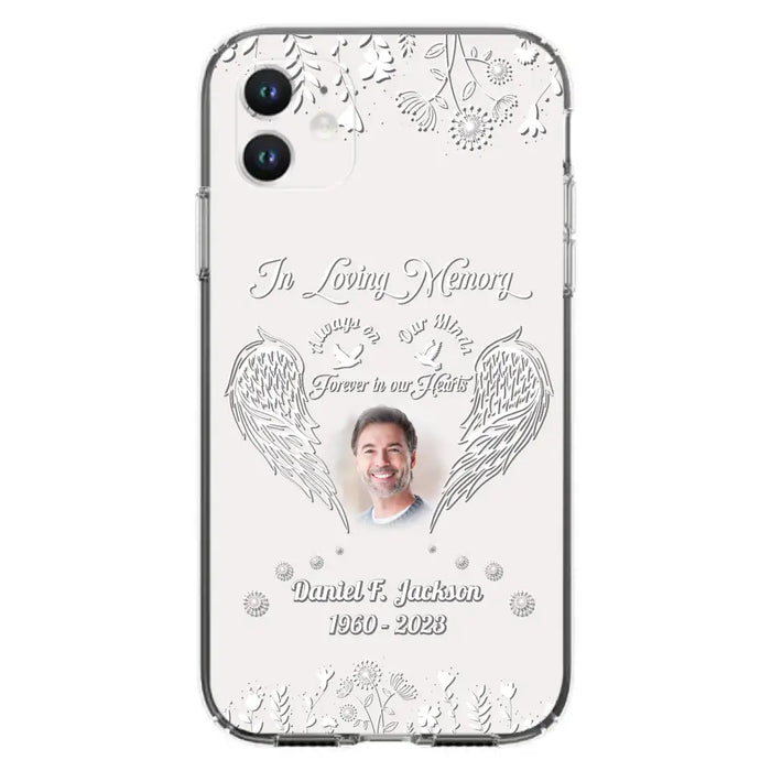 Custom Personalized Memorial Photo Phone Case - Memorial Gift Idea - In Loving Memory