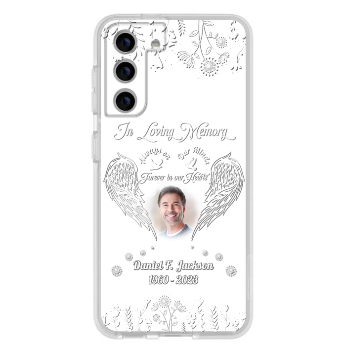 Custom Personalized Memorial Photo Phone Case - Memorial Gift Idea - In Loving Memory