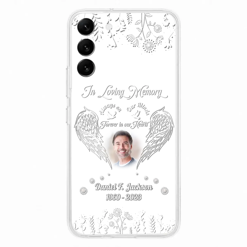 Personalized Memorial Photo Phone Case - Memorial Gift Idea - In Loving Memory