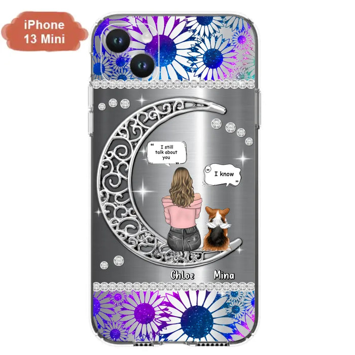 Custom Personalized To The Moon & Back Pet Phone Case - Memorial Gift Idea For Dog/ Cat/ Rabbits Owners - Up to 4 Dogs/ Cats/ Rabbits - Case For iPhone And Samsung