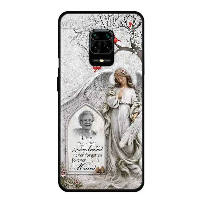 Custom Personalized Angel Memorial Phone Case - Upload Photo - Memorial Gift Idea For Family Member - Always Loved Never Forgotten Forever Missed - Case For Xiaomi/ Oppo/ Huawei