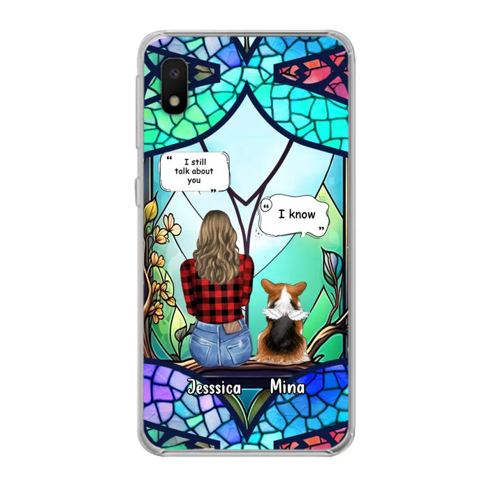 Custom Personalized Memorial Pet Phone Case - Memorial Gift Idea For Dog/ Cat/ Rabbits Owners - Up to 3 Dogs/ Cats/ Rabbits - Case For iPhone And Samsung