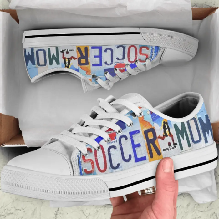 Custom Soccer Mom Sneakers - Gift Idea For Mother