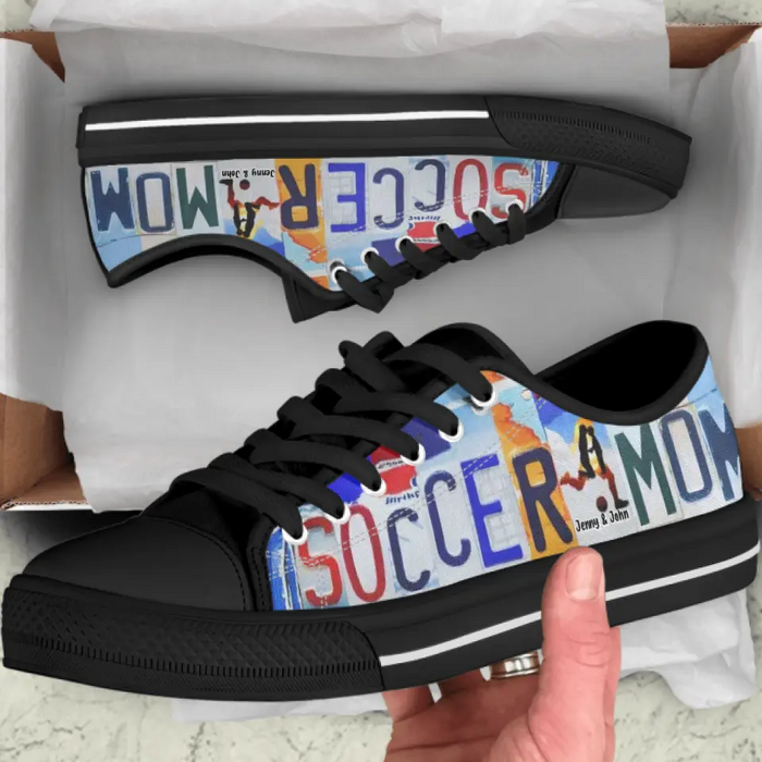 Custom Soccer Mom Sneakers - Gift Idea For Mother