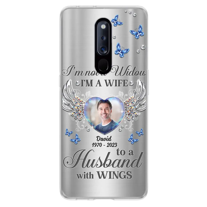 Personalized Memorial Husband Phone Case - Memorial Gift Idea - I'm Not A Widow I'm A Wife To A Husband With Wings - Case For Xiaomi/ Oppo/ Huawei