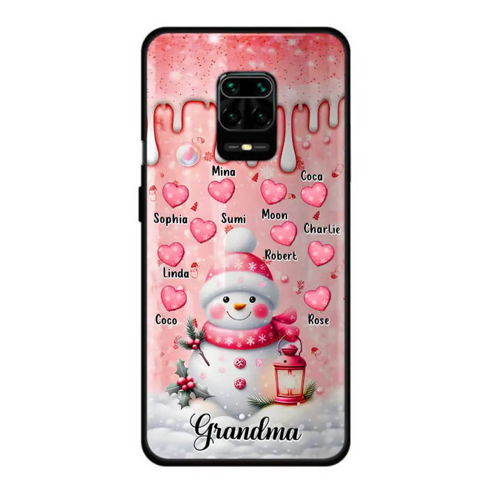 Personalized Snowman Grandma Phone Case - Christmas Gift Idea For Grandma - Up to 10 Kids - Case For Oppo/Xiaomi/Huawei - Grandma