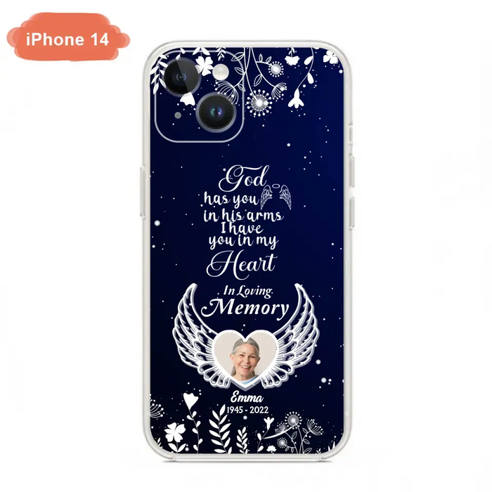 Personalized Memorial Phone Case - Memorial Gift Idea For Family - I Have You In My Heart - Case For iPhone/Samsung