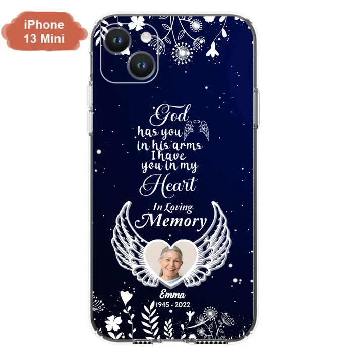 Personalized Memorial Phone Case - Memorial Gift Idea For Family - I Have You In My Heart - Case For iPhone/Samsung