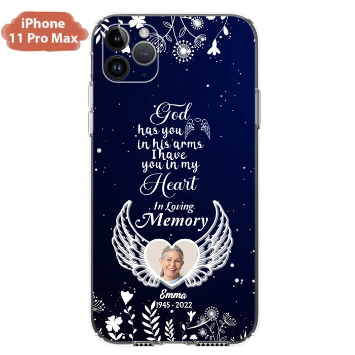 Personalized Memorial Phone Case - Memorial Gift Idea For Family - I Have You In My Heart - Case For iPhone/Samsung