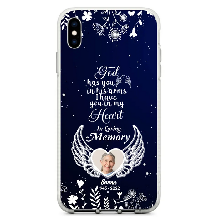 Personalized Memorial Phone Case - Memorial Gift Idea For Family - I Have You In My Heart - Case For iPhone/Samsung