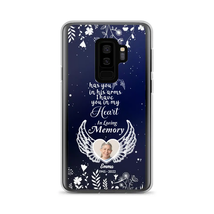 Personalized Memorial Phone Case - Memorial Gift Idea For Family - I Have You In My Heart - Case For iPhone/Samsung