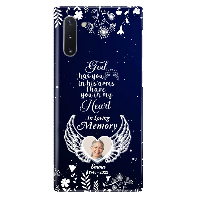 Personalized Memorial Phone Case - Memorial Gift Idea For Family - I Have You In My Heart - Case For iPhone/Samsung