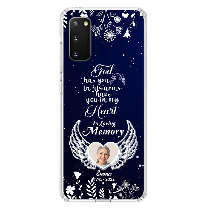 Personalized Memorial Phone Case - Memorial Gift Idea For Family - I Have You In My Heart - Case For iPhone/Samsung