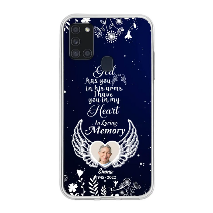 Personalized Memorial Phone Case - Memorial Gift Idea For Family - I Have You In My Heart - Case For iPhone/Samsung