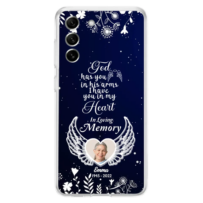 Personalized Memorial Phone Case - Memorial Gift Idea For Family - I Have You In My Heart - Case For iPhone/Samsung