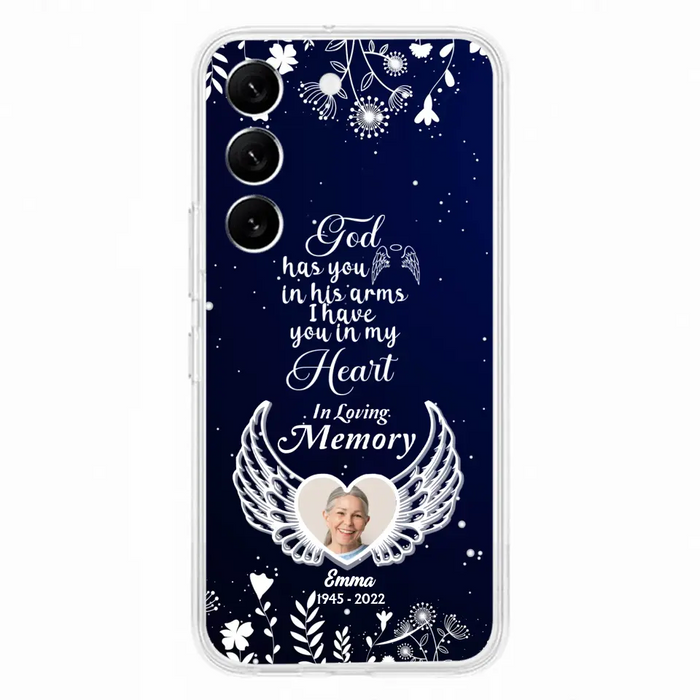 Personalized Memorial Phone Case - Memorial Gift Idea For Family - I Have You In My Heart - Case For iPhone/Samsung