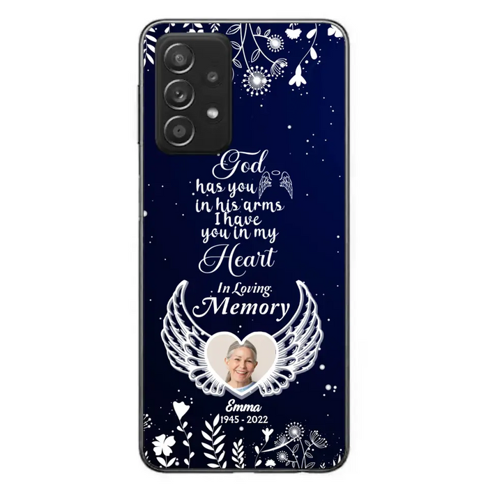 Personalized Memorial Phone Case - Memorial Gift Idea For Family - I Have You In My Heart - Case For iPhone/Samsung