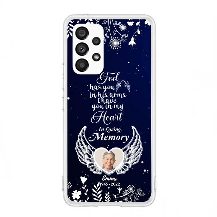 Personalized Memorial Phone Case - Memorial Gift Idea For Family - I Have You In My Heart - Case For iPhone/Samsung