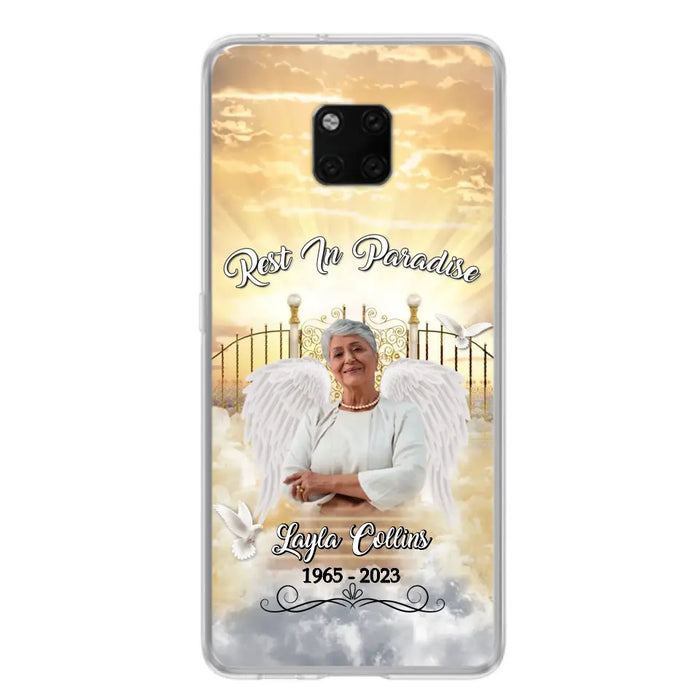 Custom Personalized Rest In Paradise Memorial Phone Case - Upload Photo - Memorial Gift Idea For Family - Case For Xiaomi/ Oppo/ Huawei