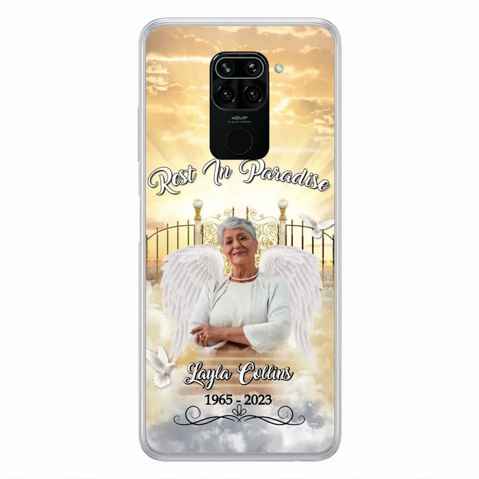 Custom Personalized Rest In Paradise Memorial Phone Case - Upload Photo - Memorial Gift Idea For Family - Case For Xiaomi/ Oppo/ Huawei