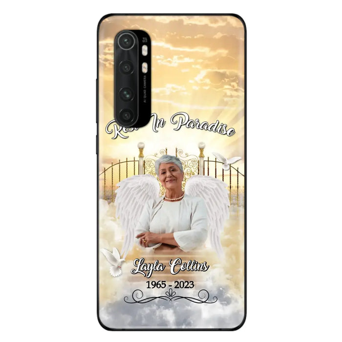 Custom Personalized Rest In Paradise Memorial Phone Case - Upload Photo - Memorial Gift Idea For Family - Case For Xiaomi/ Oppo/ Huawei