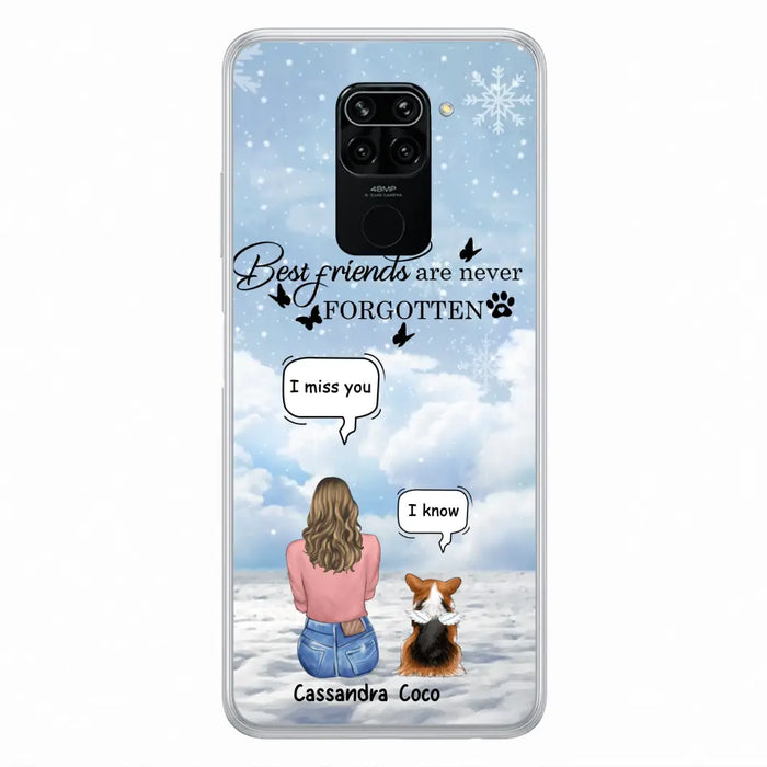 Personalized Memorial Pet Phone Case - Upto 3 Pets - Memorial Gift Idea For Dog/Cat/Rabbits Owners - I Miss You - Case For Oppo/Xiaomi/Huawei