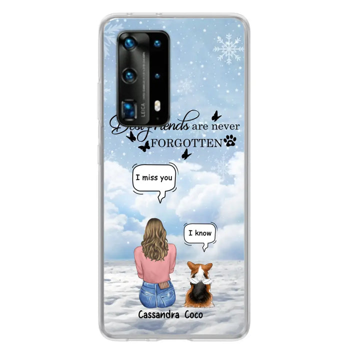 Personalized Memorial Pet Phone Case - Upto 3 Pets - Memorial Gift Idea For Dog/Cat/Rabbits Owners - I Miss You - Case For Oppo/Xiaomi/Huawei