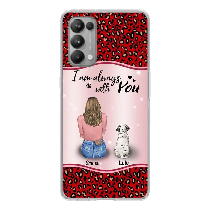 Personalized Dog Mom Phone Case - Upto 4 Dogs -Gift Idea For Dog Owners - I Am Always With You - Case For Oppo/Xiaomi/Huawei