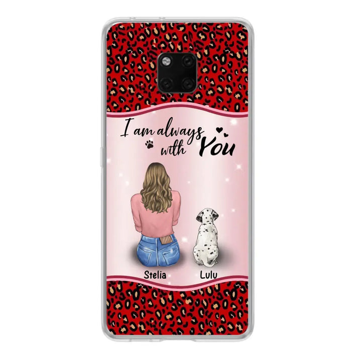 Personalized Dog Mom Phone Case - Upto 4 Dogs -Gift Idea For Dog Owners - I Am Always With You - Case For Oppo/Xiaomi/Huawei