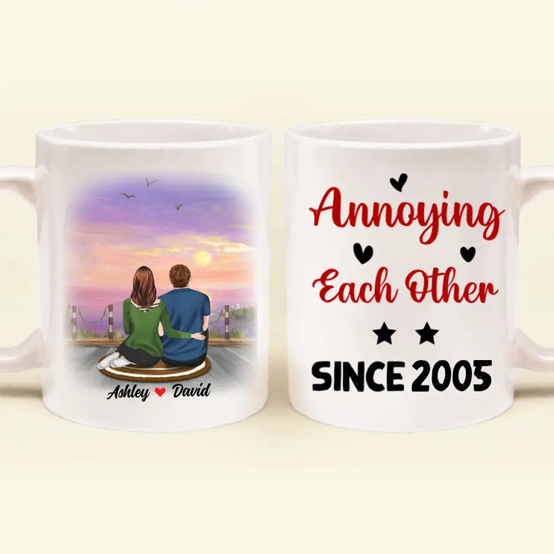 Personalized Annoying Couple Mug Coffee - Gift Idea For Couple - Annoying Each Other For Valentine's Day