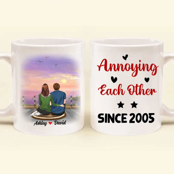 Custom Personalized Annoying Couple Mug Coffee - Gift Idea For Couple - Annoying Each Other For Valentine's Day