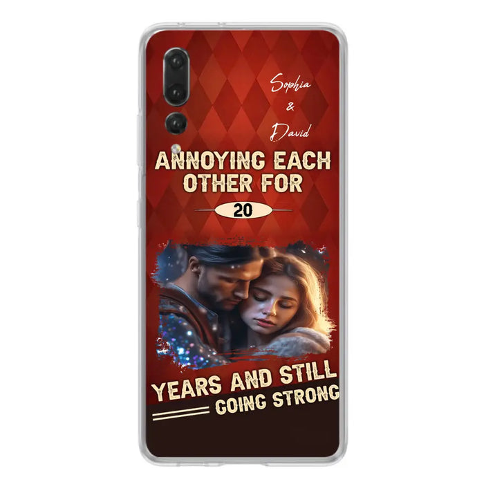 Personalized Couple Photo Phone Case - Gift Idea For Couple - Annoying Each Other For 20 Years And Still Going Strong - Case For Oppo/Xiaomi/Huawei