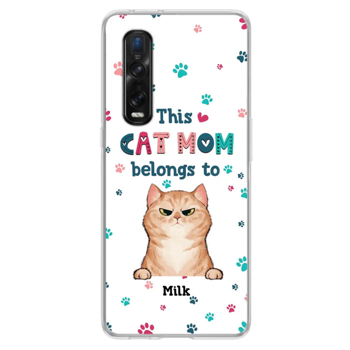 Custom Personalized Dog Phone Case For Oppo/Xiaomi/Huawei - Gift Idea For Dog Lover - Up to 6 Dogs - This Dog Mom Belongs To