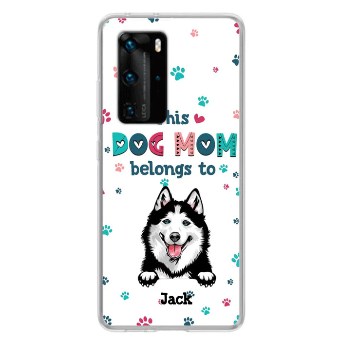 Custom Personalized Dog Phone Case For Oppo/Xiaomi/Huawei - Gift Idea For Dog Lover - Up to 6 Dogs - This Dog Mom Belongs To