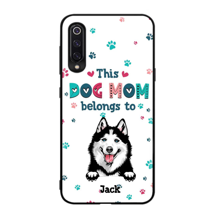 Custom Personalized Dog Phone Case For Oppo/Xiaomi/Huawei - Gift Idea For Dog Lover - Up to 6 Dogs - This Dog Mom Belongs To